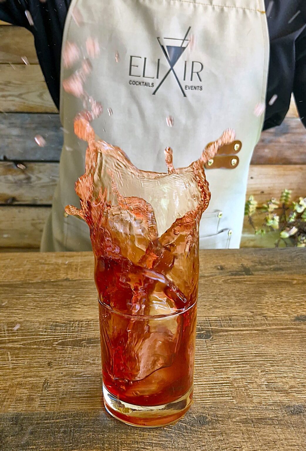 Elixir whiskey cocktail